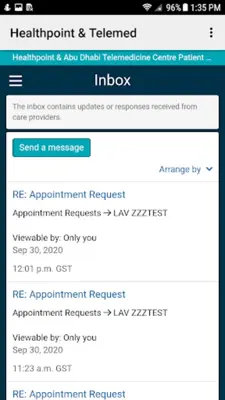 Healthpoint & Telemed android App screenshot 1
